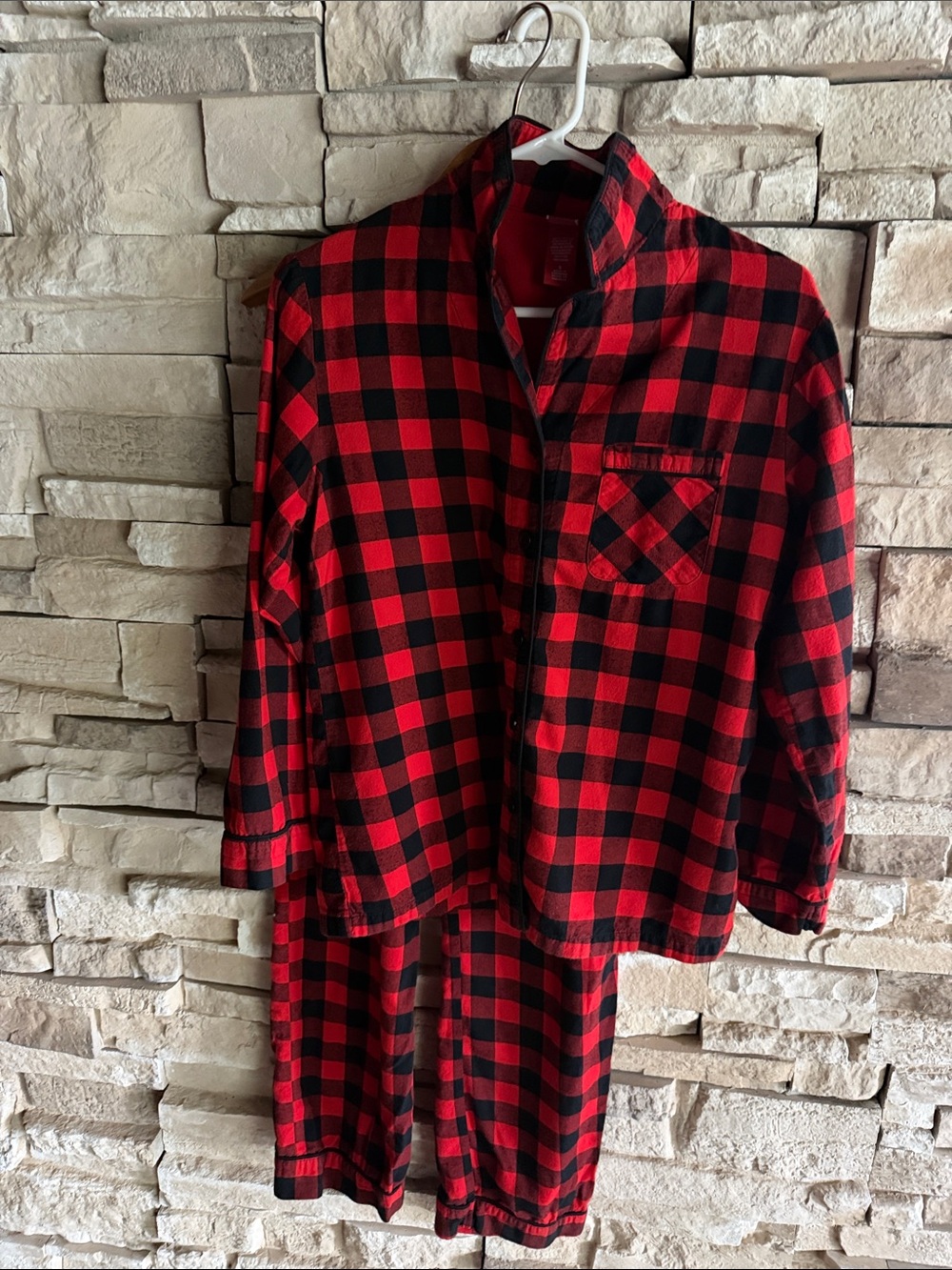 Target Red and Black Buffalo Plaid Pajama Set